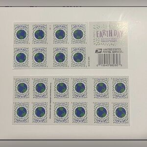 TWO (2) Booklets of “Earth Day” Forever Stamps, MNH